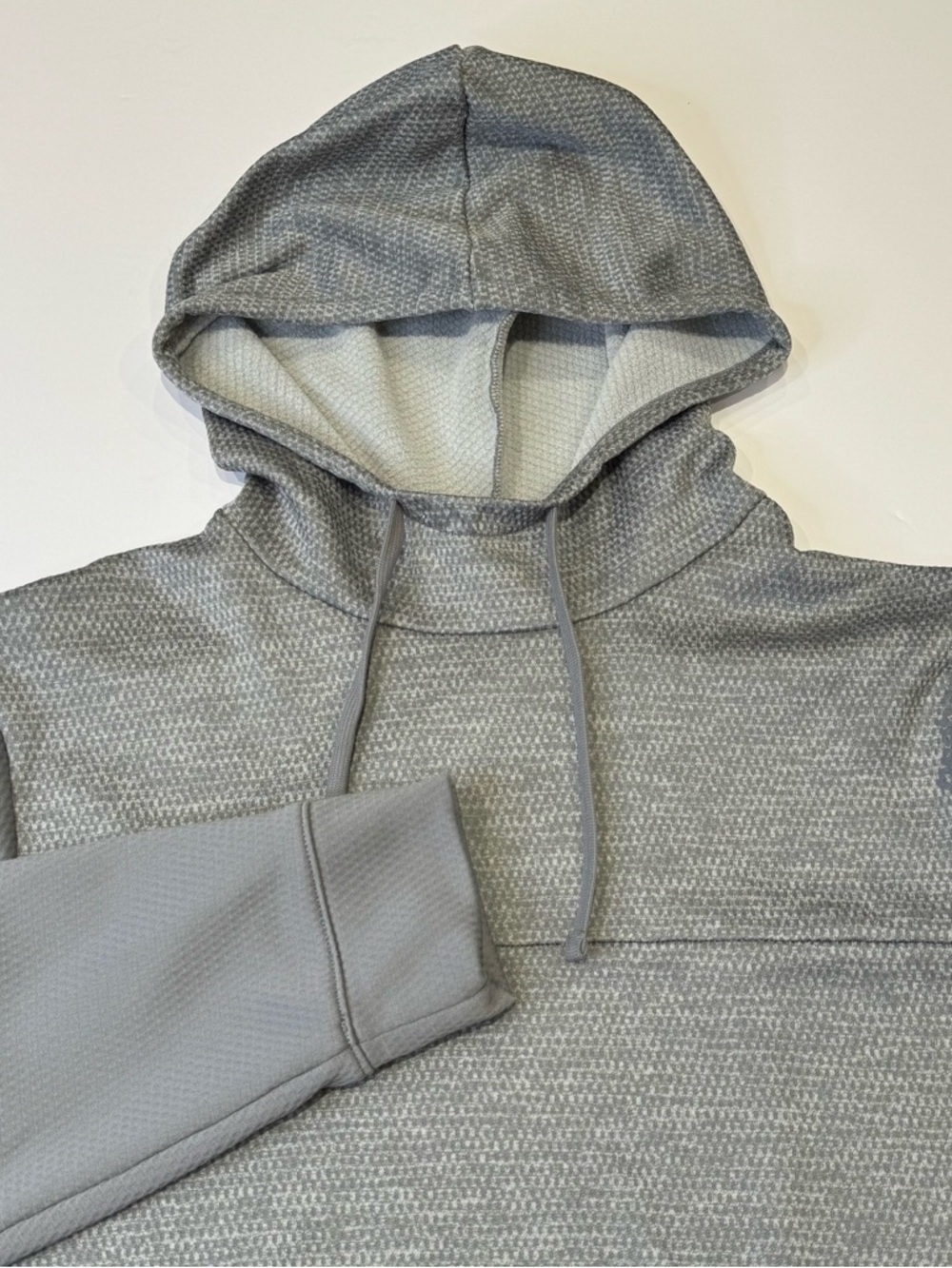 Reebok Men's Large Grey Sweatshirt Hoodie Pullover Workout
